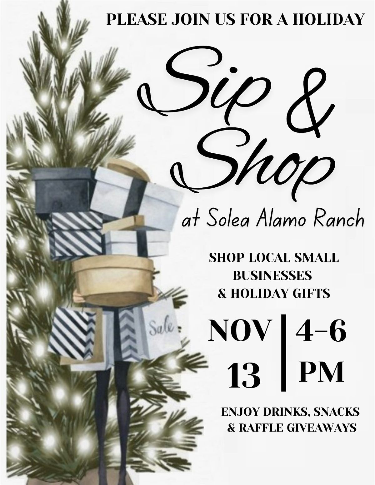 Holiday Sip & Shop