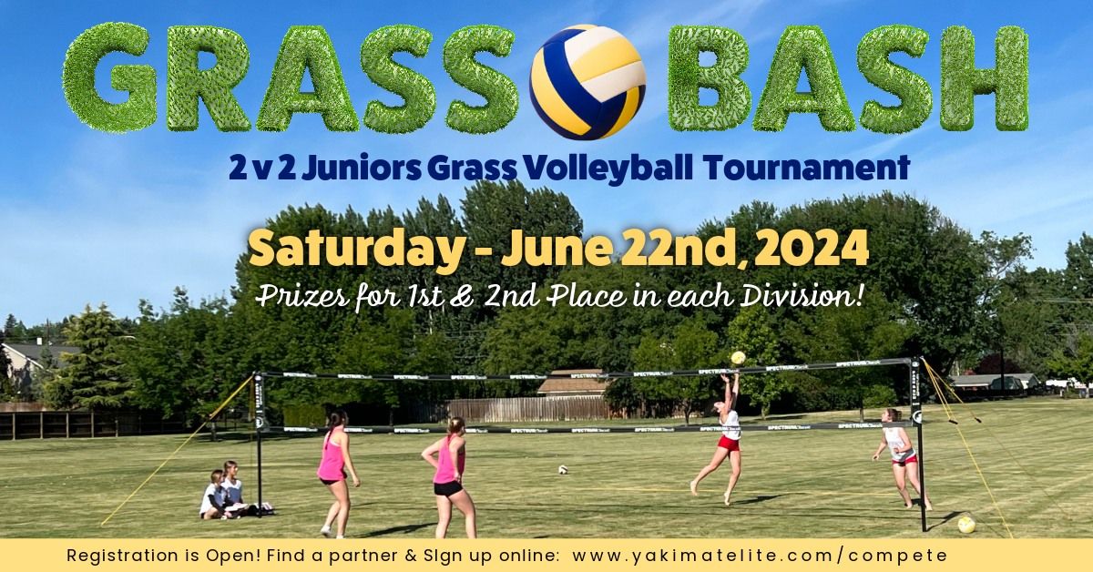 Grass Bash - 2v2 Jrs. Grass Volleyball Tournament