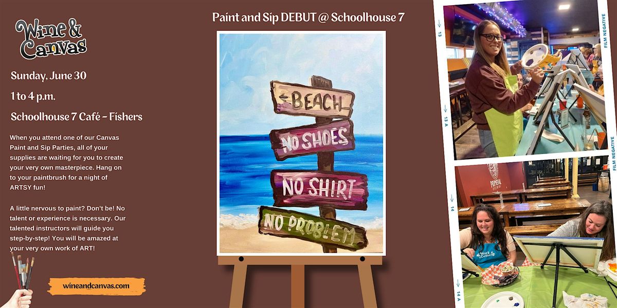 Fishers Paint and Sip \u2013 Beach Signs