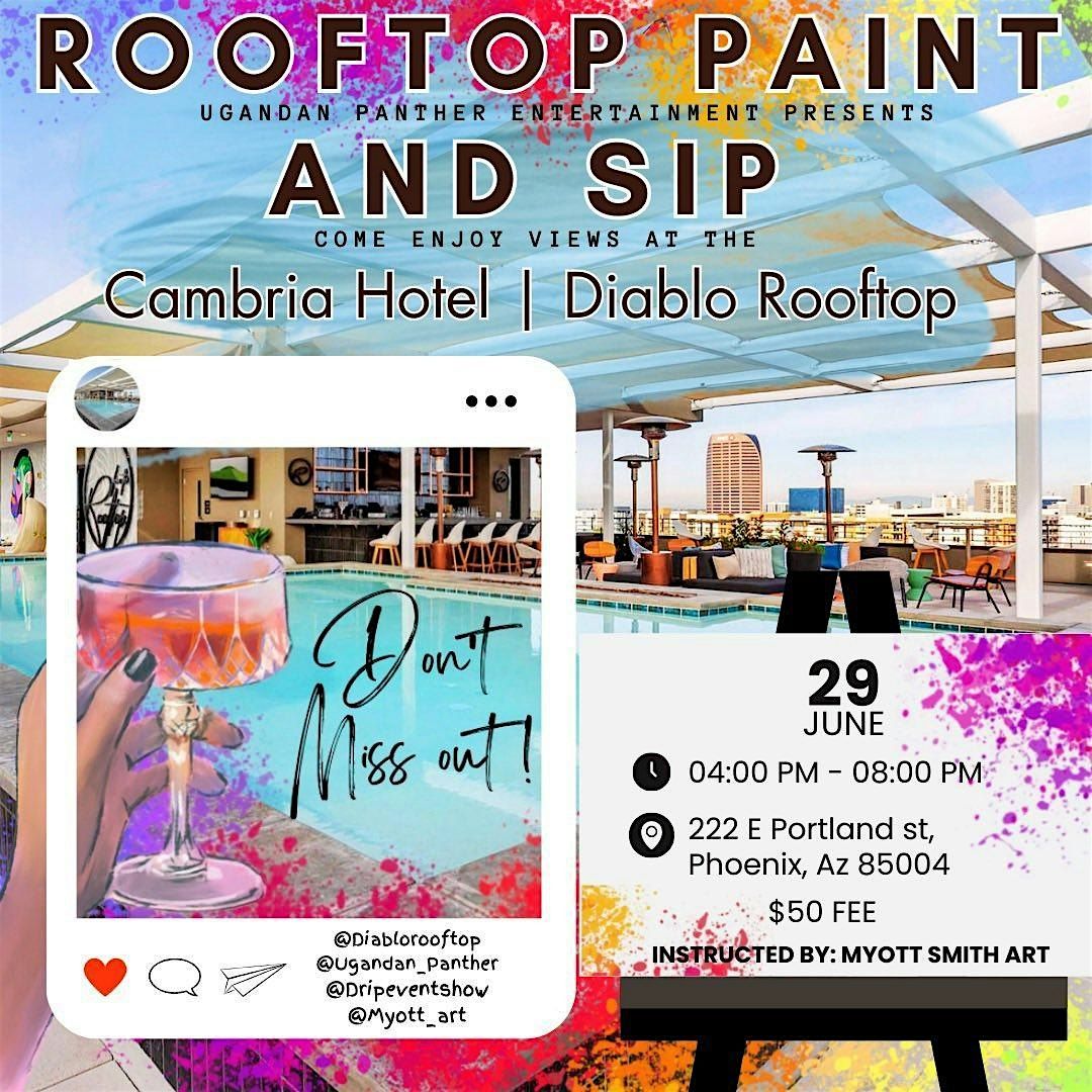 Rooftop paint and sip "Amapiano edition"