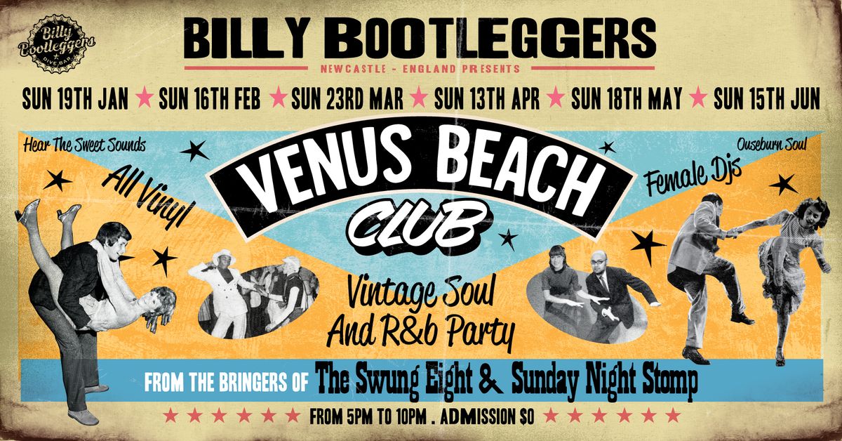 Venus Beach Club - Monthly Vintage Soul and R&B Party