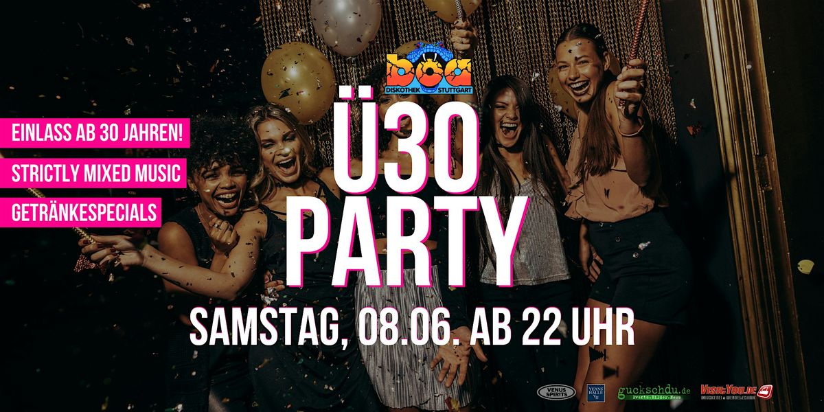 Boa \u00dc30-Party - Sa, 08.06. ab 22 Uhr - Boa Discothek Stuttgart