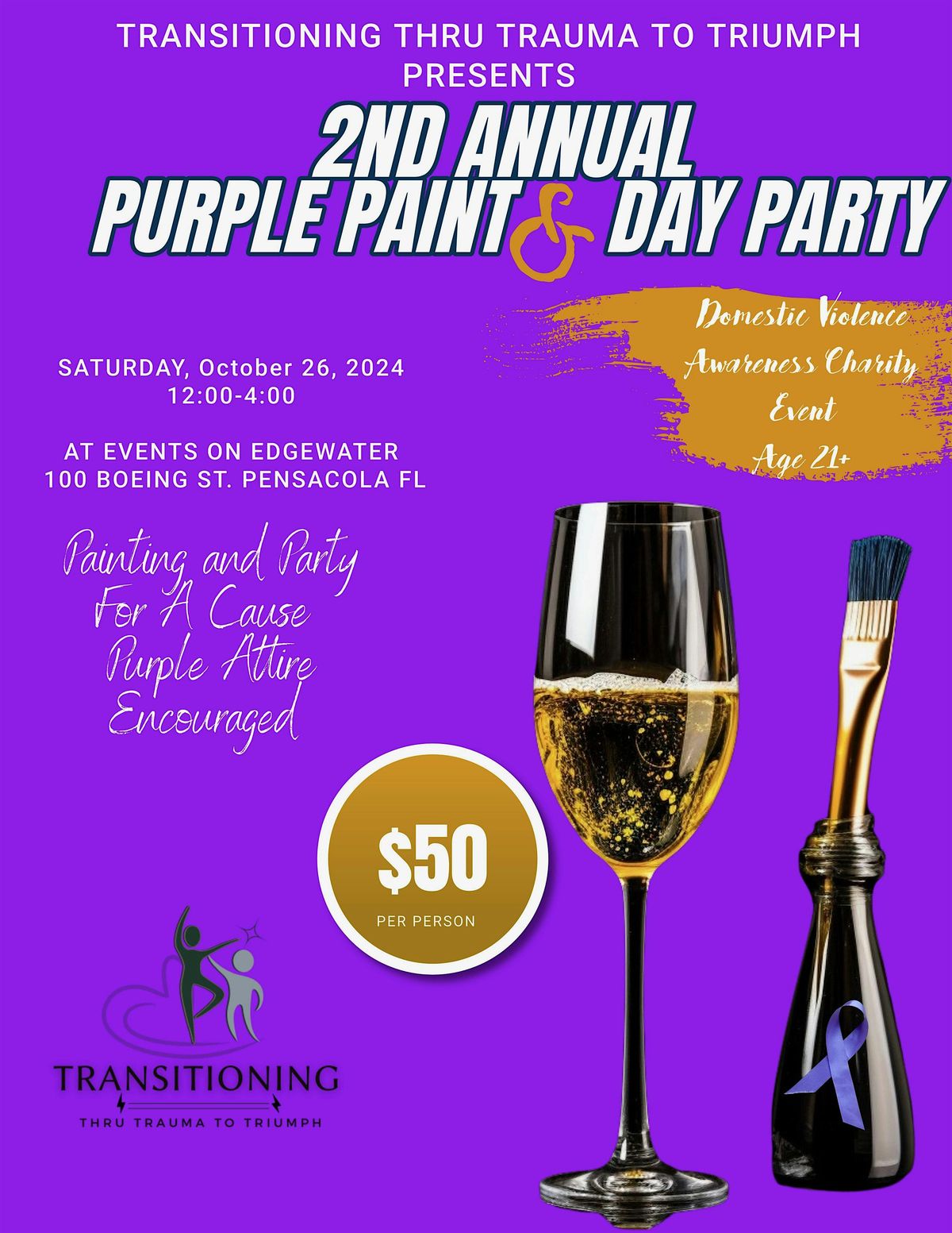 Purple Paint Party, 2nd Annual Charity Event