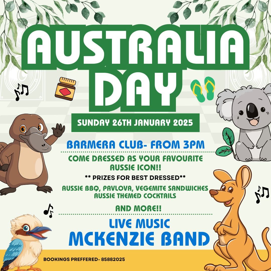 Australia Day Celebration at Barmera Club