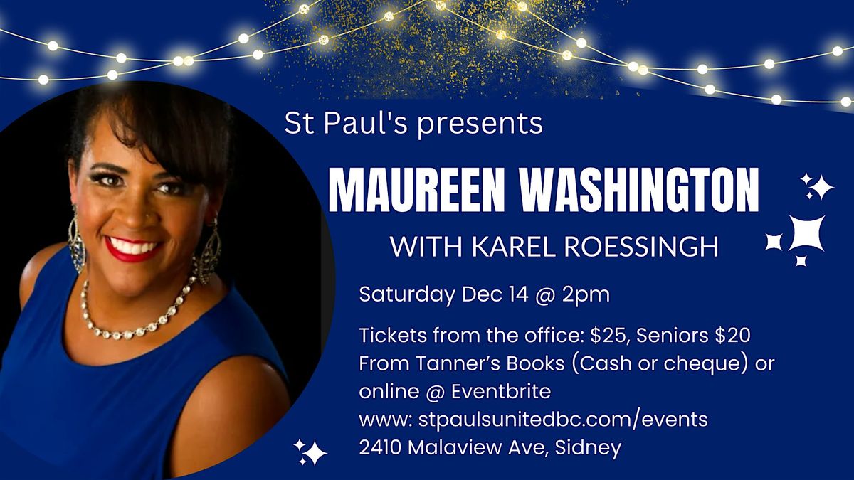 St Paul's presents - Maureen Washington