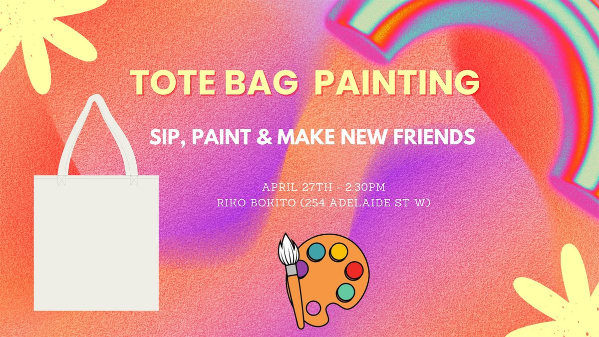 Tote bag painting & network