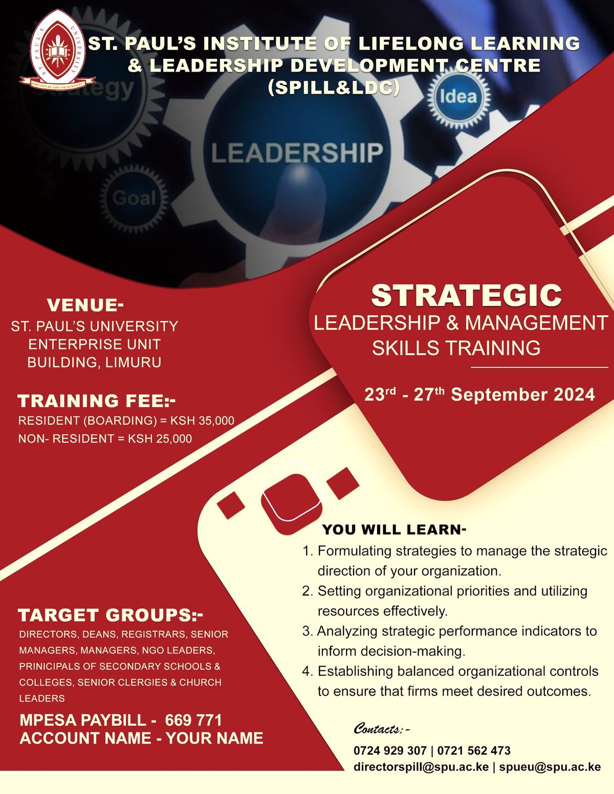 Strategic Leadership & Management Training