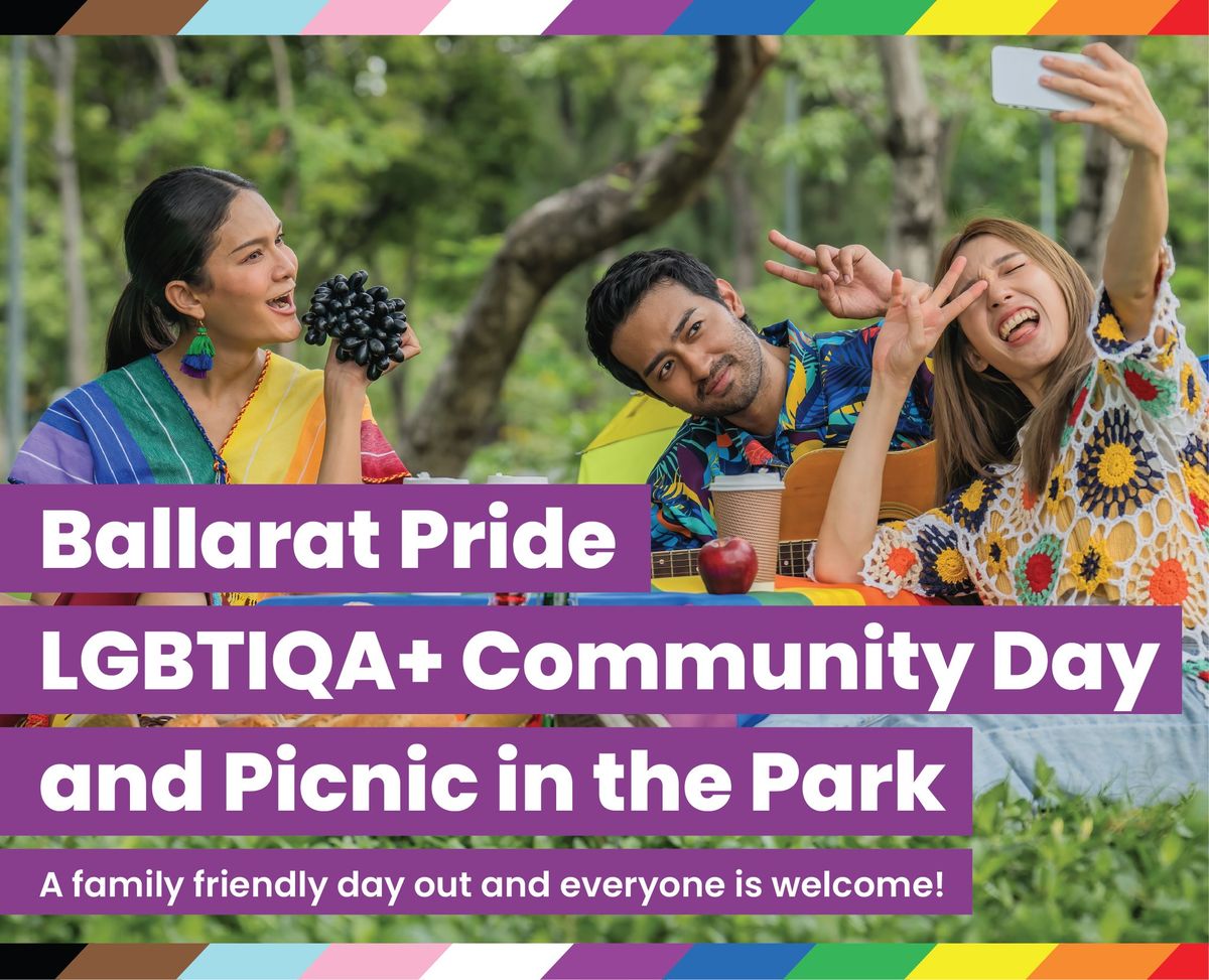 Ballarat Pride Community Day and Picnic in the Park