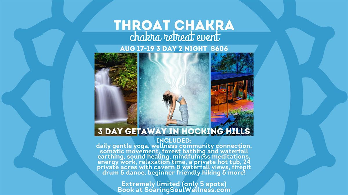 Throat Chakra 3 Day Retreat in Hocking Hills