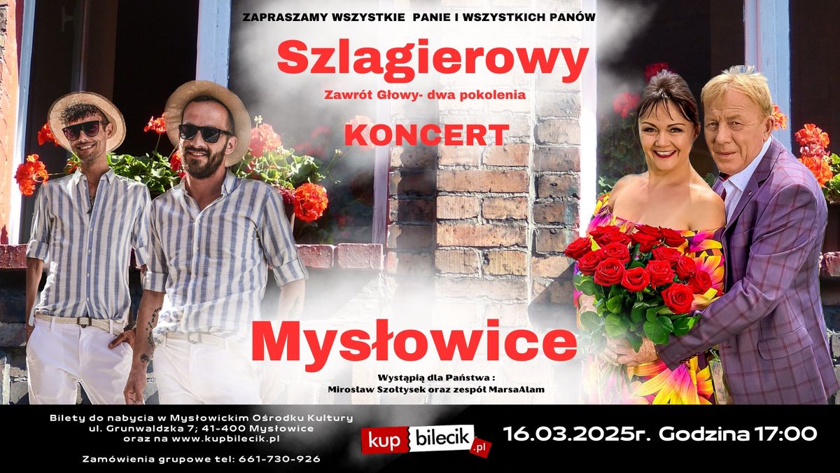 Koncert Szlagierowy Zawr\u00f3t G\u0142owy - dwa pokolenia 