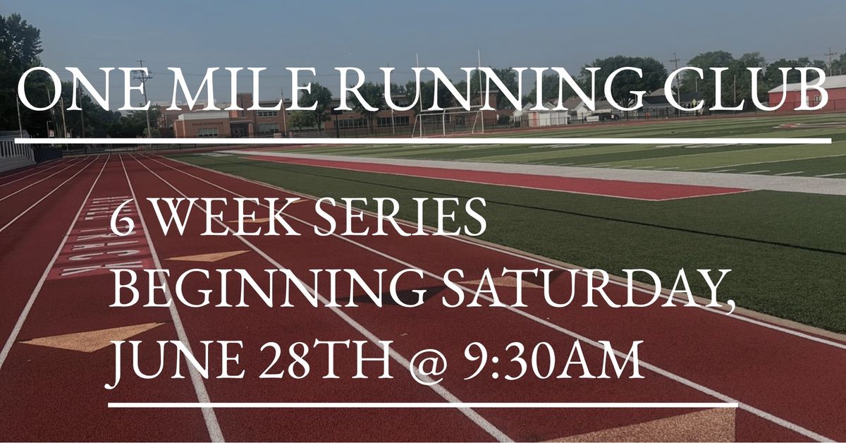 Running Club \u2014 a 6 week Series; Session #5