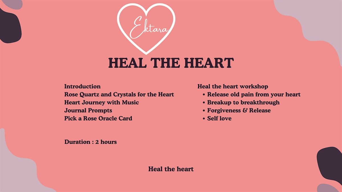 Heal your heart - navigating a heartbreak, divorce with crystals, music & journalling.