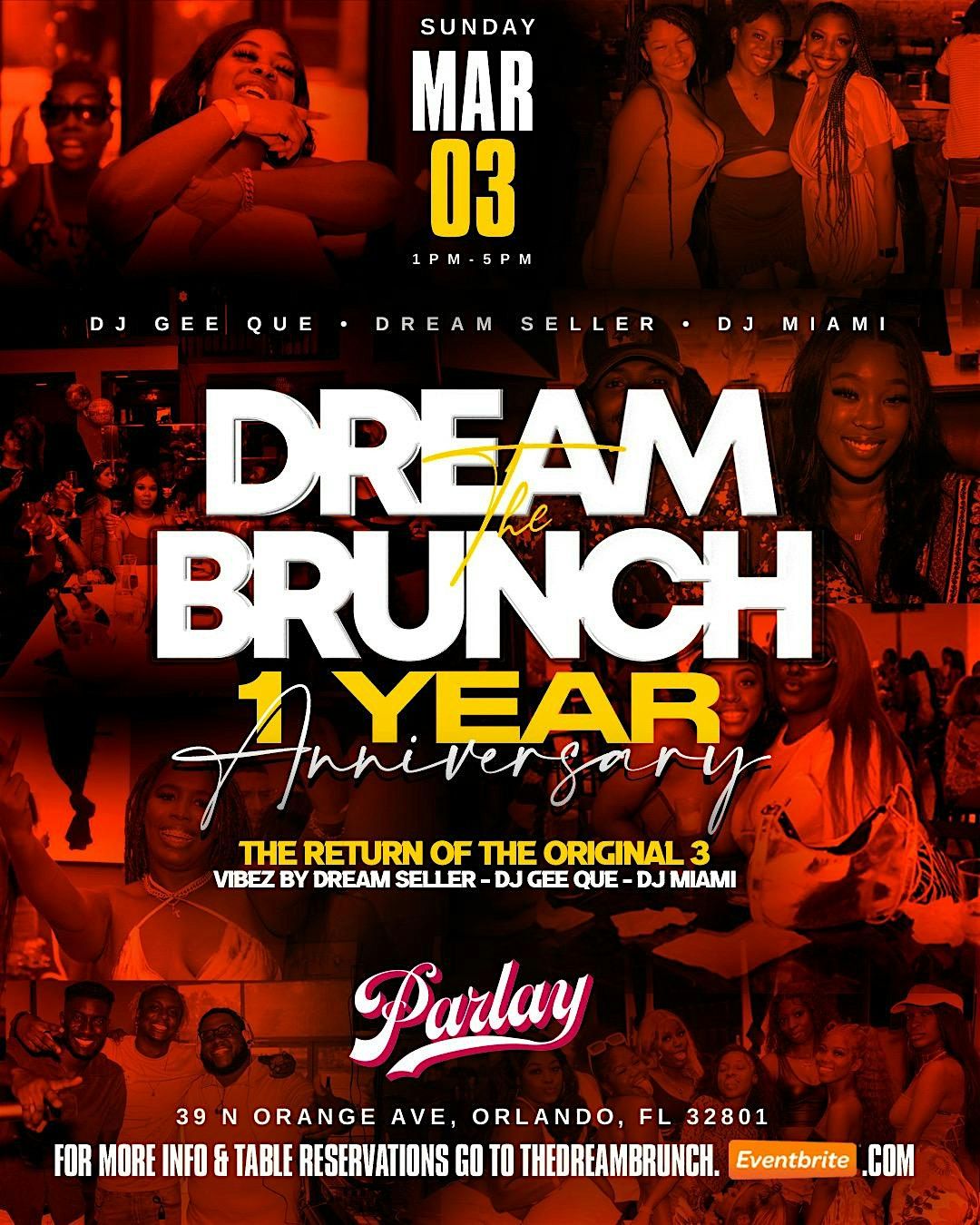 The Dream Brunch : 1 Year Anniversary