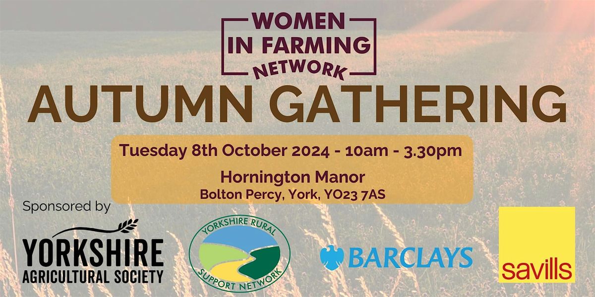 2024 Women In Farming Autumn Gathering