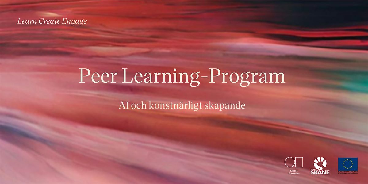 Peer-learning-program: AI och konstn\u00e4rligt skapande