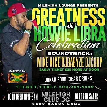 Greatness & Howie Libra Celebration