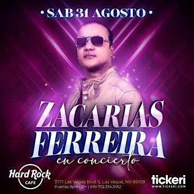 Zacarias Ferreira en concierto en Las Vegas