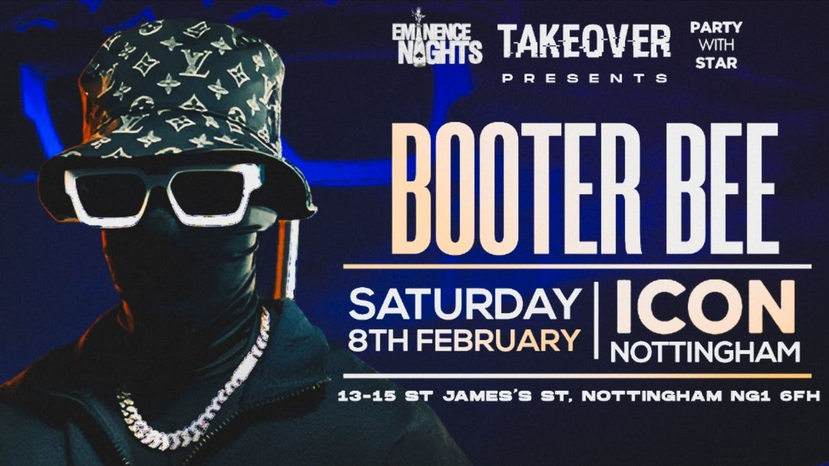 BOOTER BEE PERFORMING LIVE - NOTTINGHAM