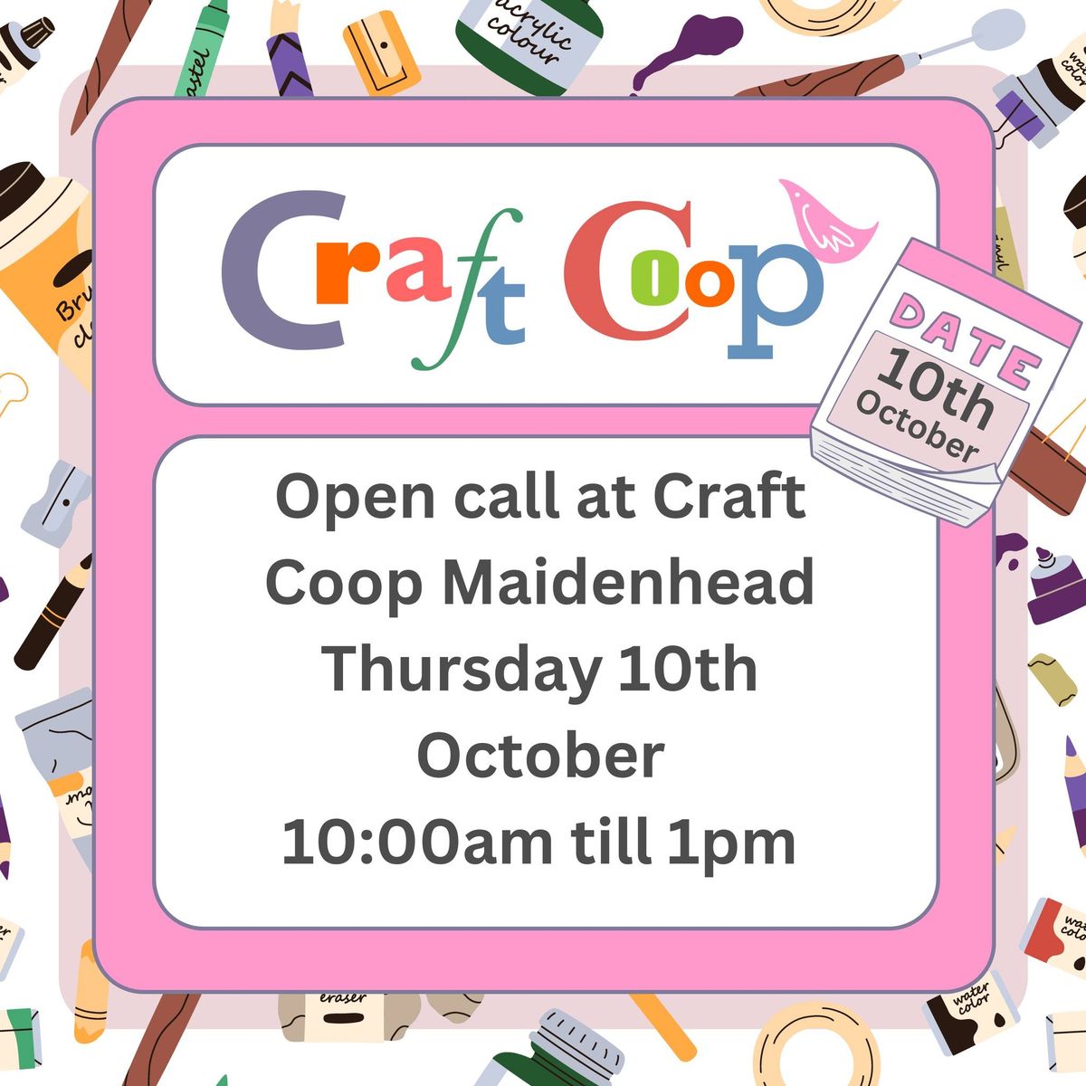 Maidenhead Craft Coop Open Call