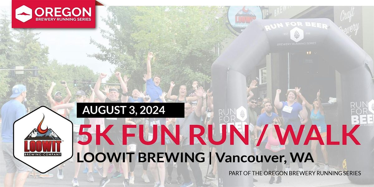5k Beer Run x Loowit Brewing | 2024 Oregon Brewery Running Series