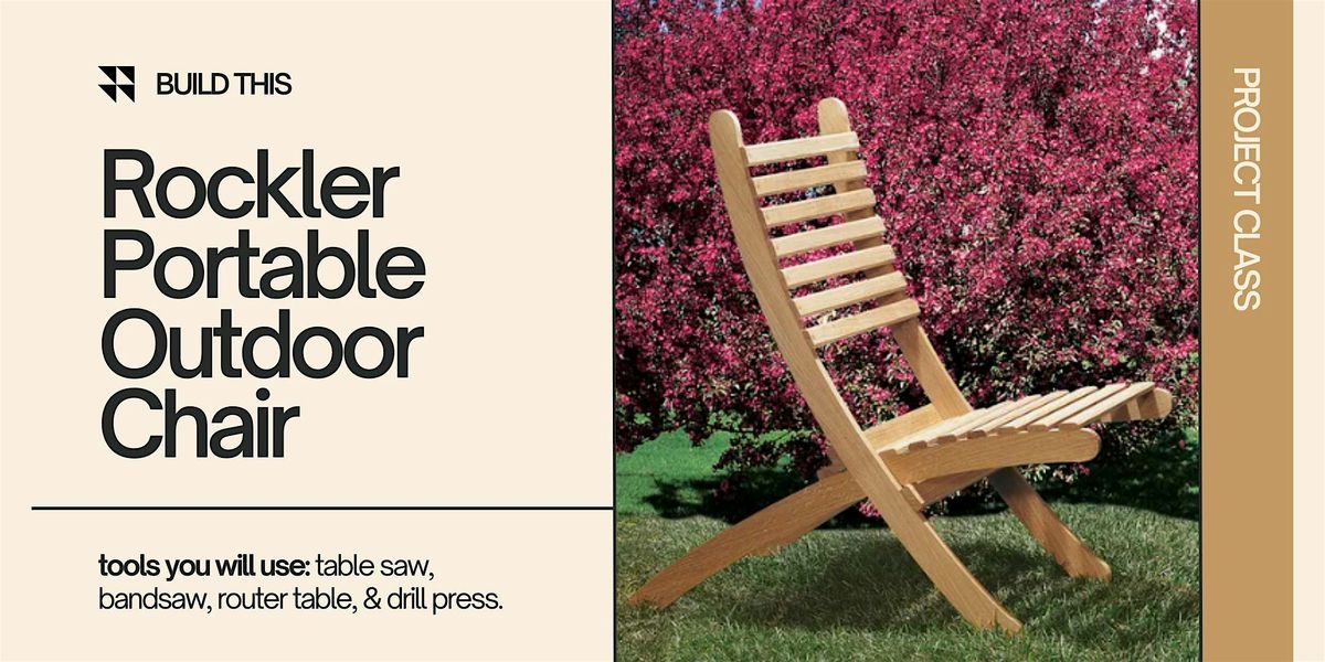 Build the Rockler Portable Outdoor Chair