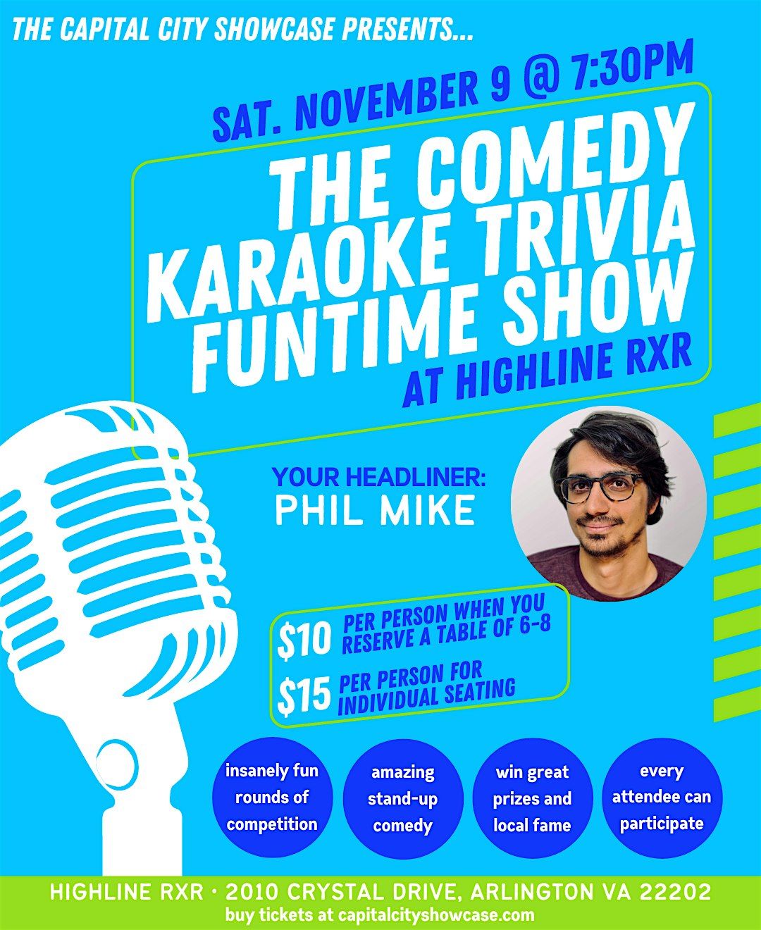 The Comedy Karaoke Trivia Funtime Show with Phil Mike