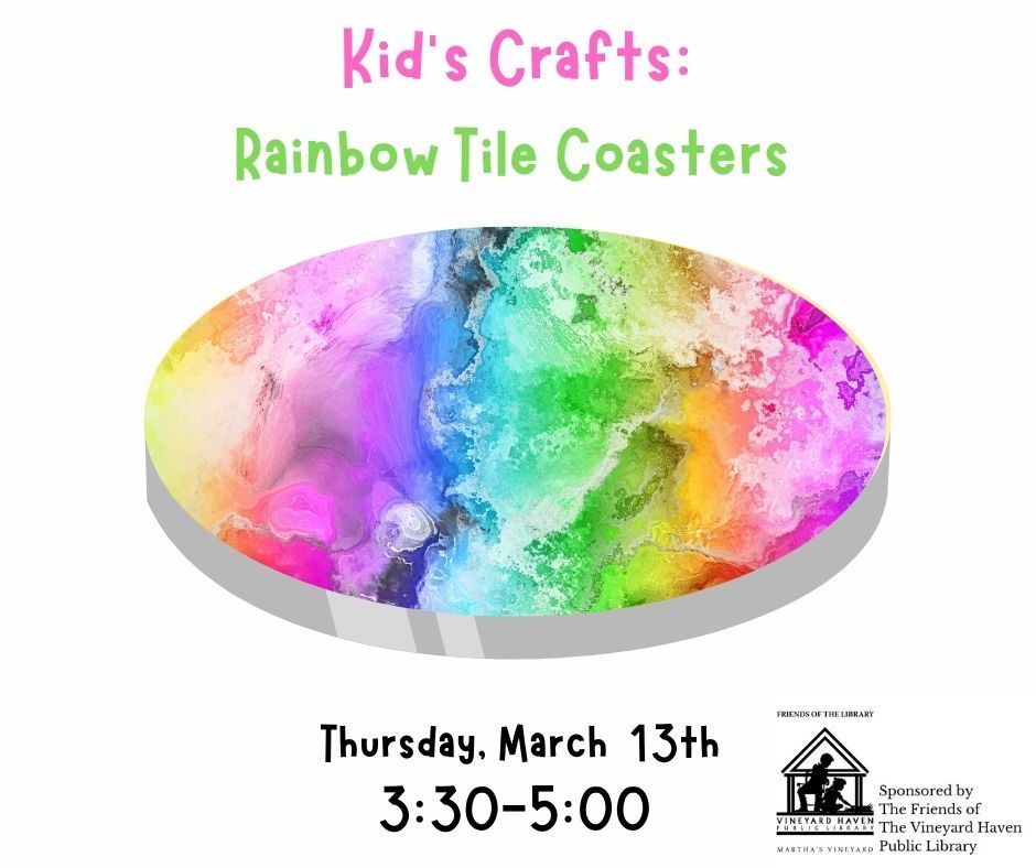 Kids Crafts - Rainbow Coasters 