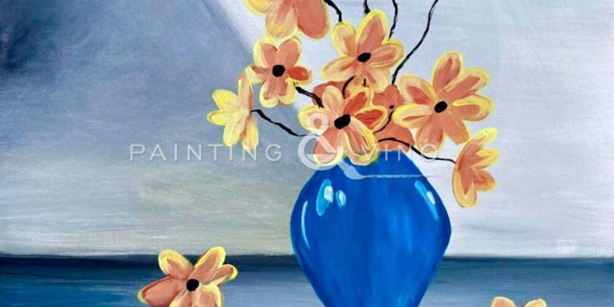 Majestic Yellow Blooms - Paint and Sip by Classpop!\u2122