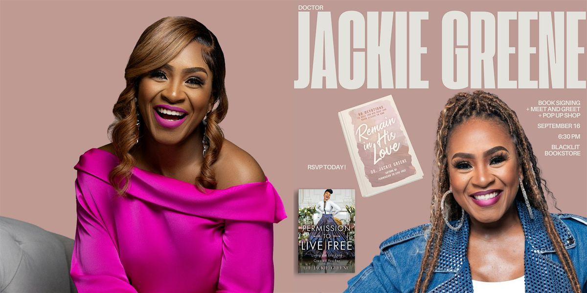 Permission Pop Up: Book Signing with Dr. Jackie Greene