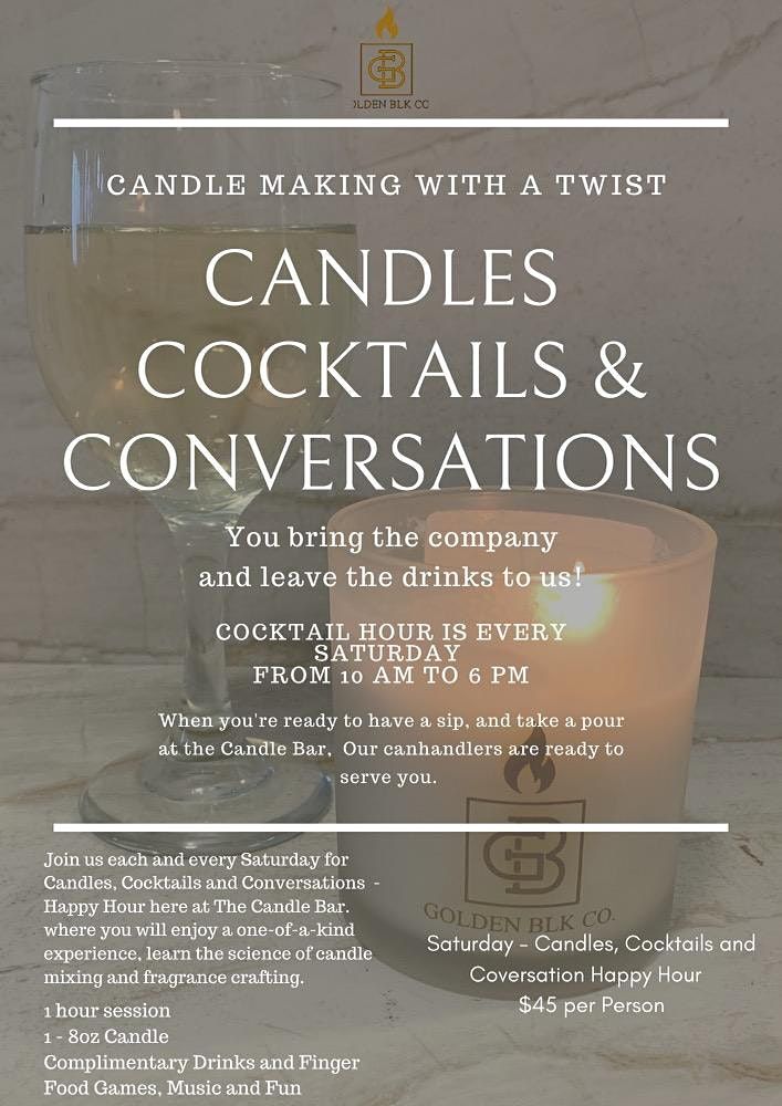 Candle Making With A Twist Candles, Cocktails & Conversations, Alto