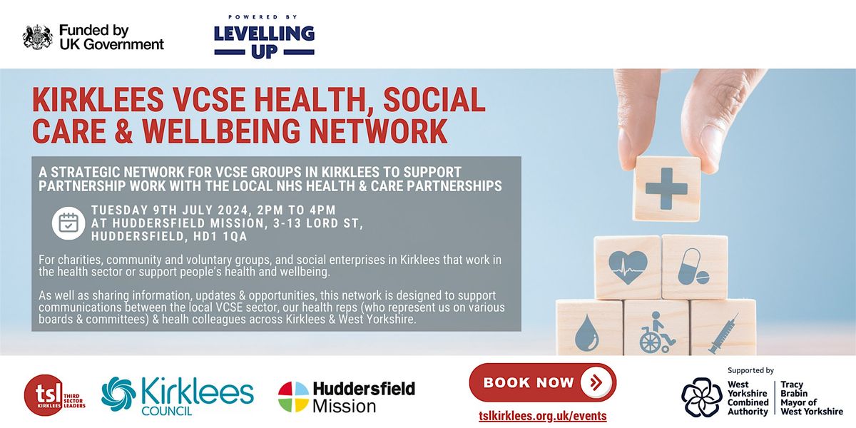 Kirklees VCSE Health, Social Care & Wellbeing Network