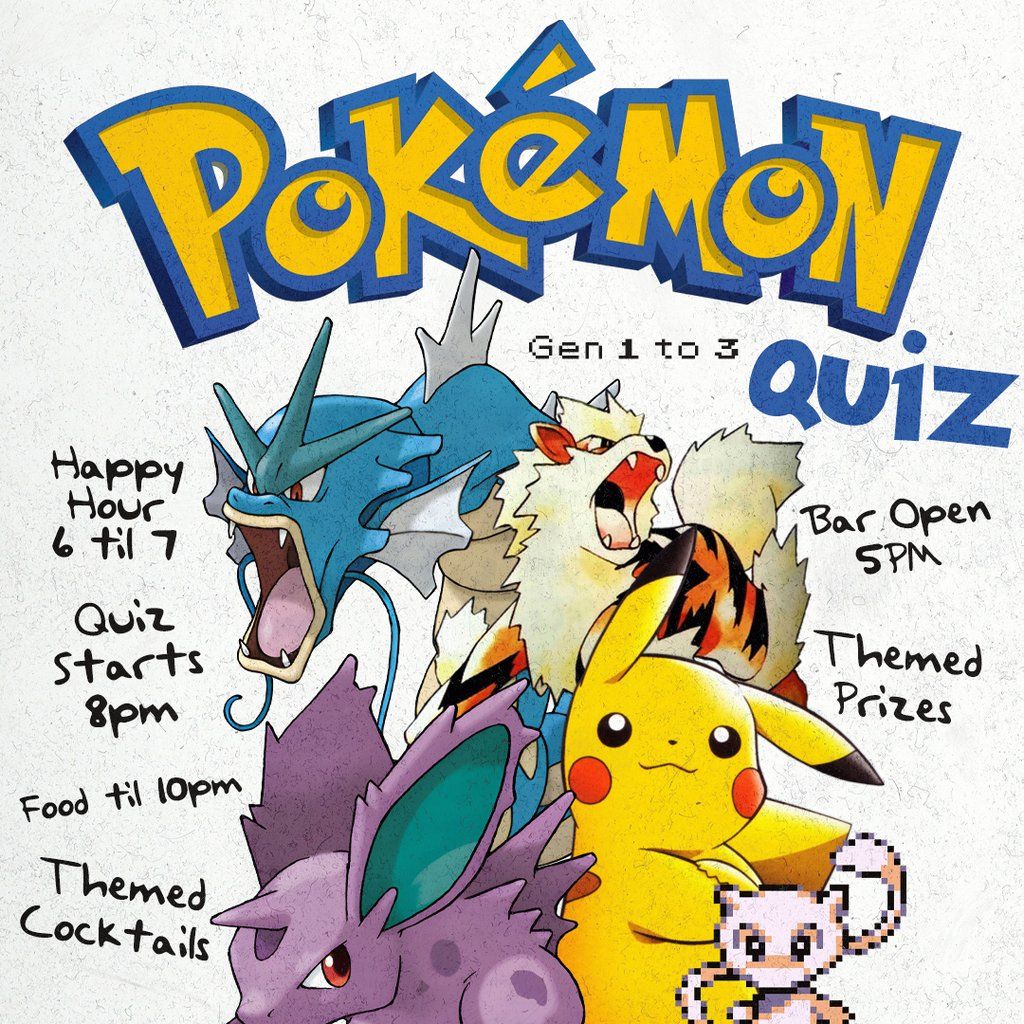 Pokemon (Gen 1 to Gen 3) Quiz