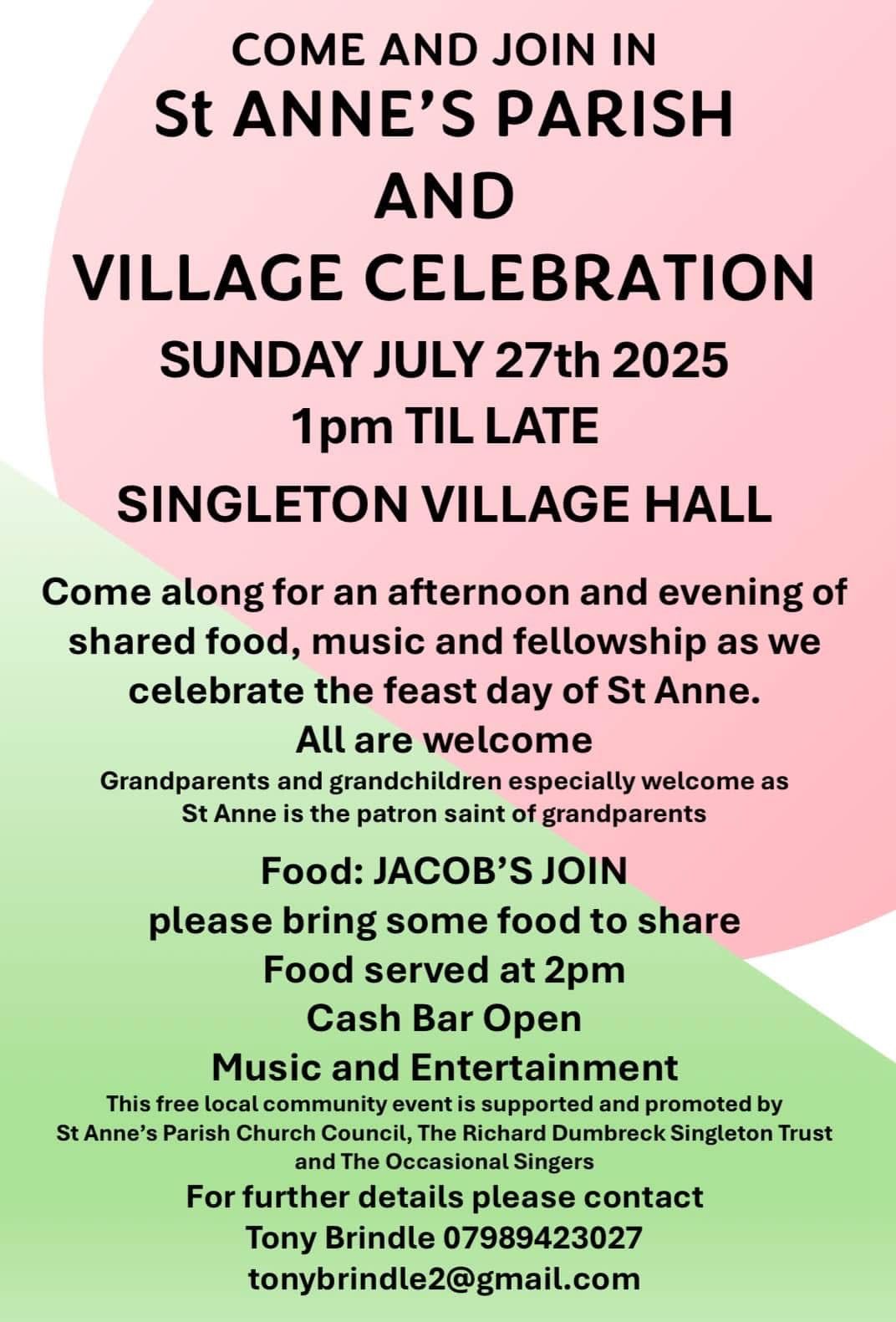 Parish and Village Celebration 