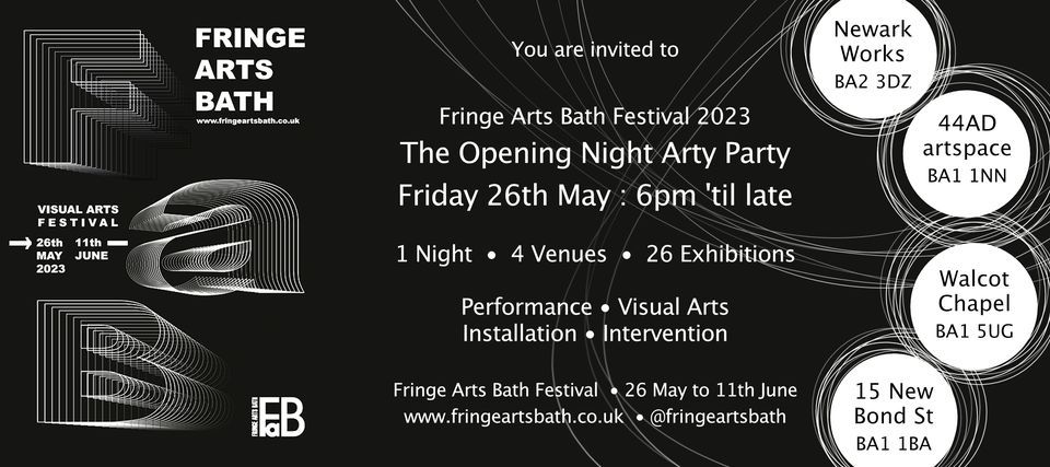 Opening Night Arty Party - FaB Festival 2023