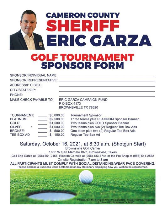 Sheriff Eric Garza Golf Tournament