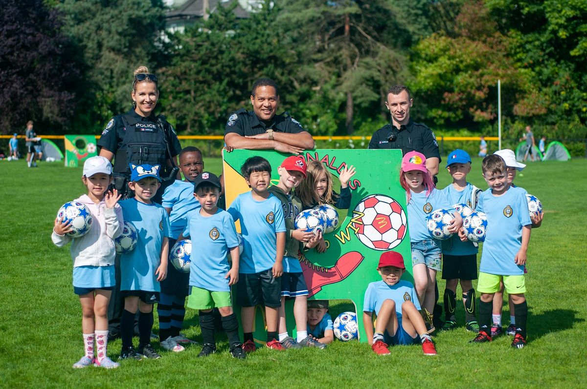 New Westminster Police Kids Summer Soccer School (On Sale March 2nd 830AM)