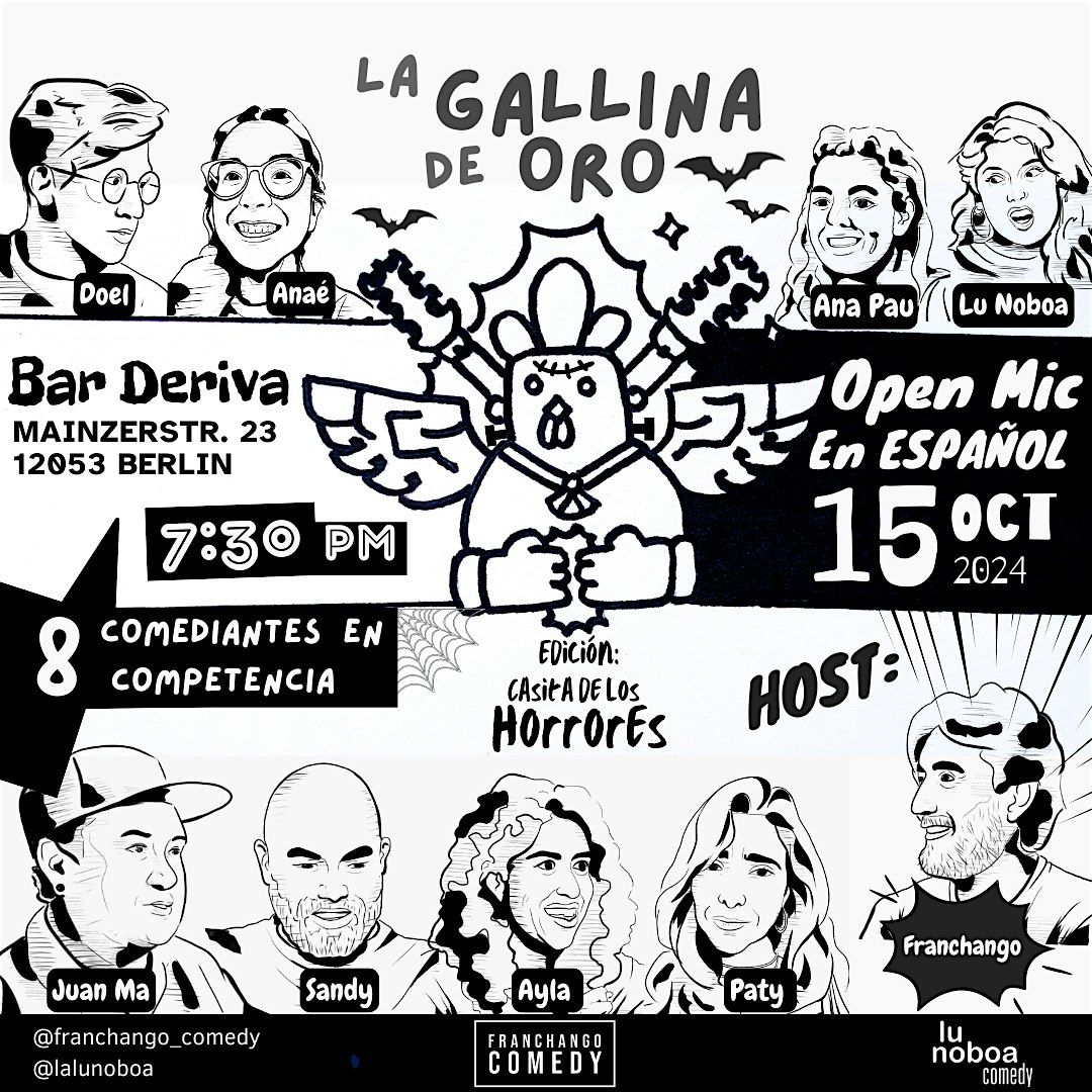 La Gallina de Oro: Open Mic en Espa\u00f1ol #5