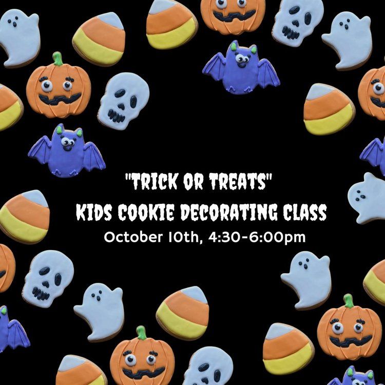 "Trick or Treats" Kids Cookie Decorating Class