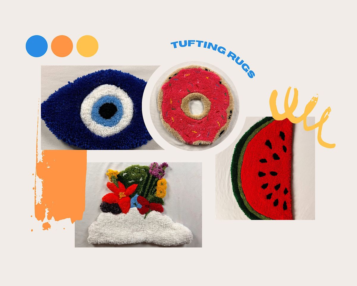 Tufting Rug Class, Art Studio, West Covina, 17 May 2023