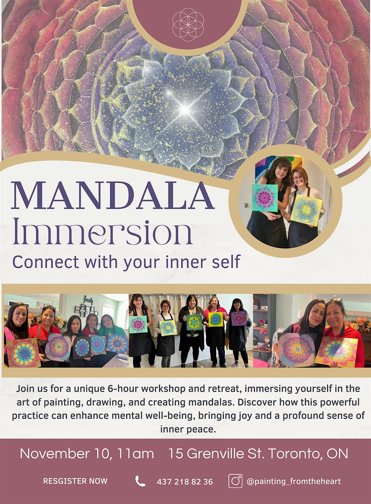 Mandala Immersion: Connect with your inner self.