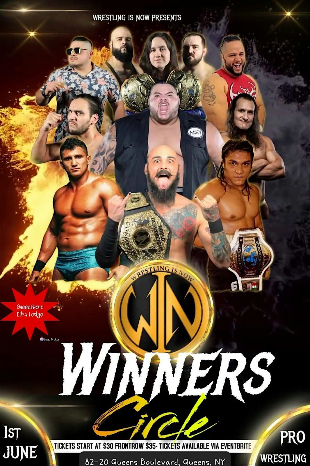 Wrestling Is Now LLC Presents "Winners Circle