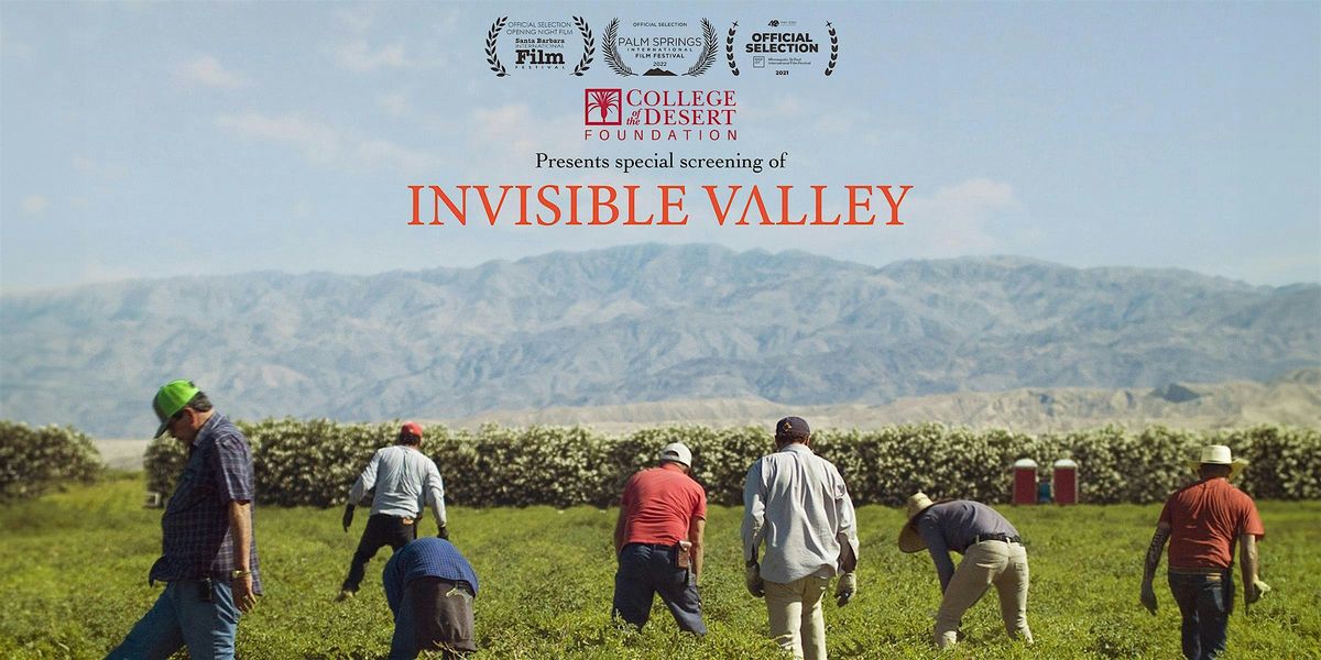 Join COD Foundation for a special screening of Invisible Valley.