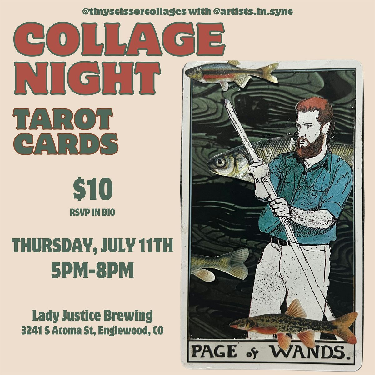 Collage Night - Tarot Cards