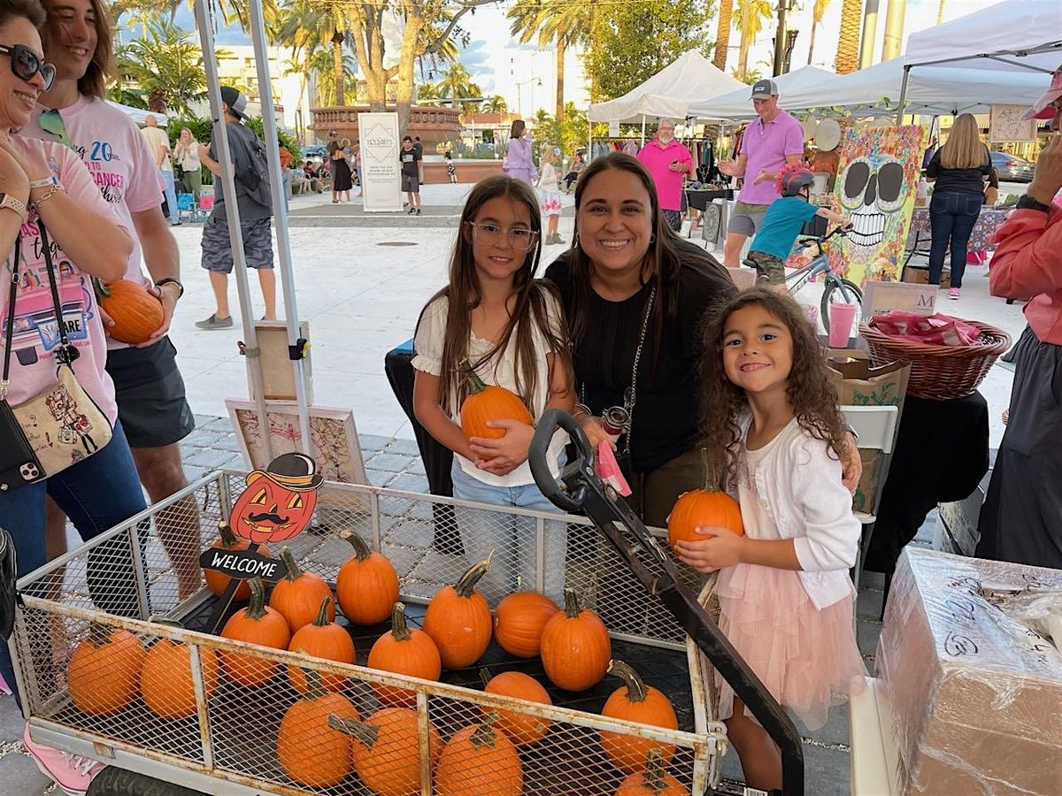 PINK PUMPKIN PATCH at Normandy Fountain!