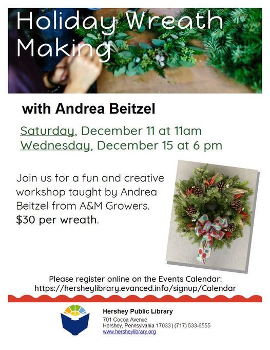 Holiday Wreaths with Andrea Beitzel