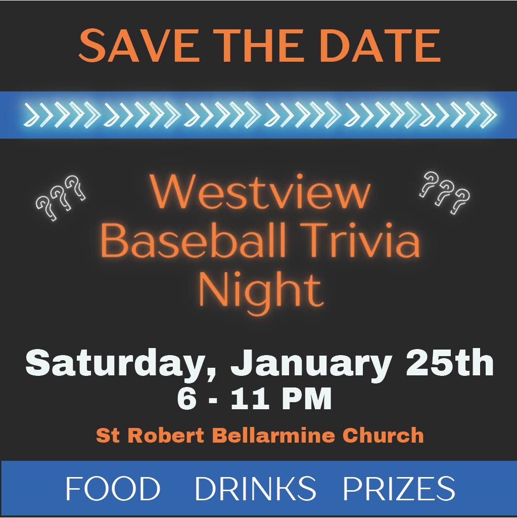 2nd Annual Westview Baseball Trivia Night