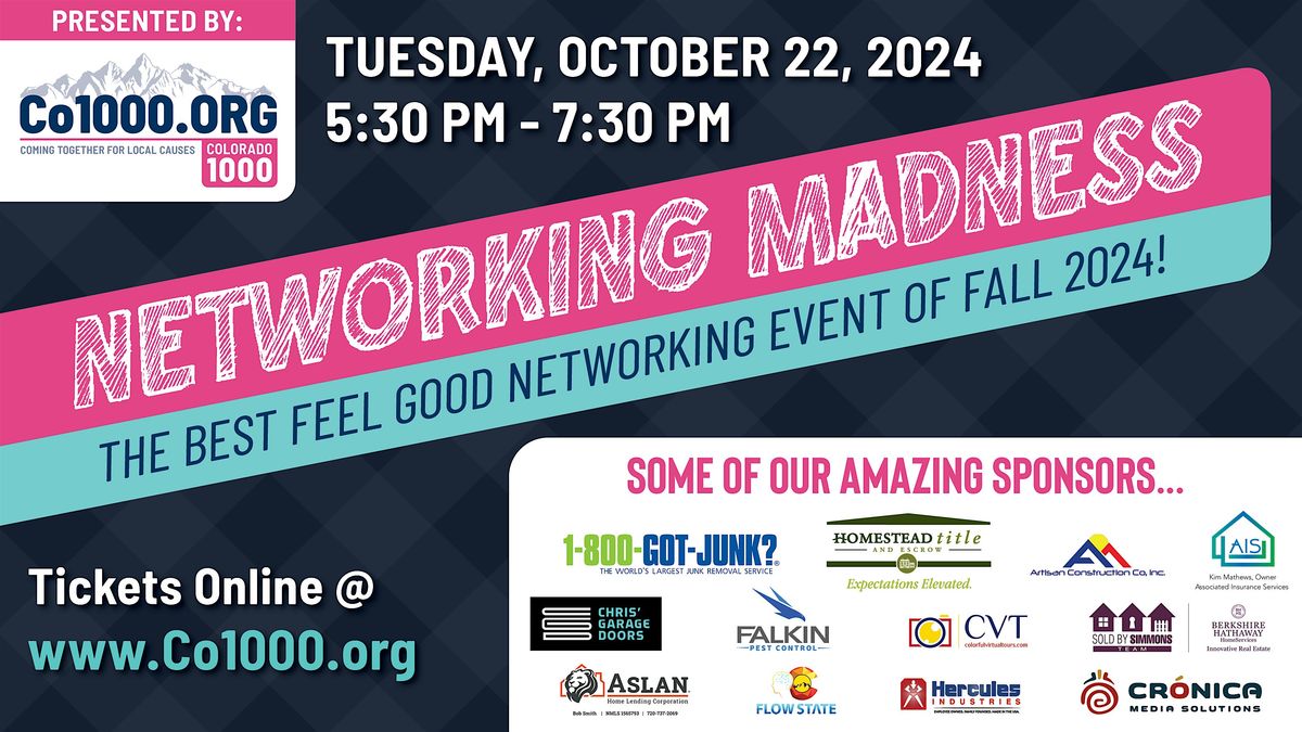 Networking Madness, The Big Giveaway! Fall 2024!