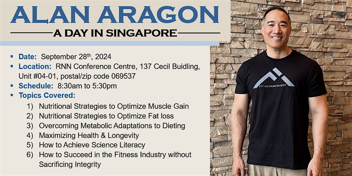 Alan Aragon Singapore