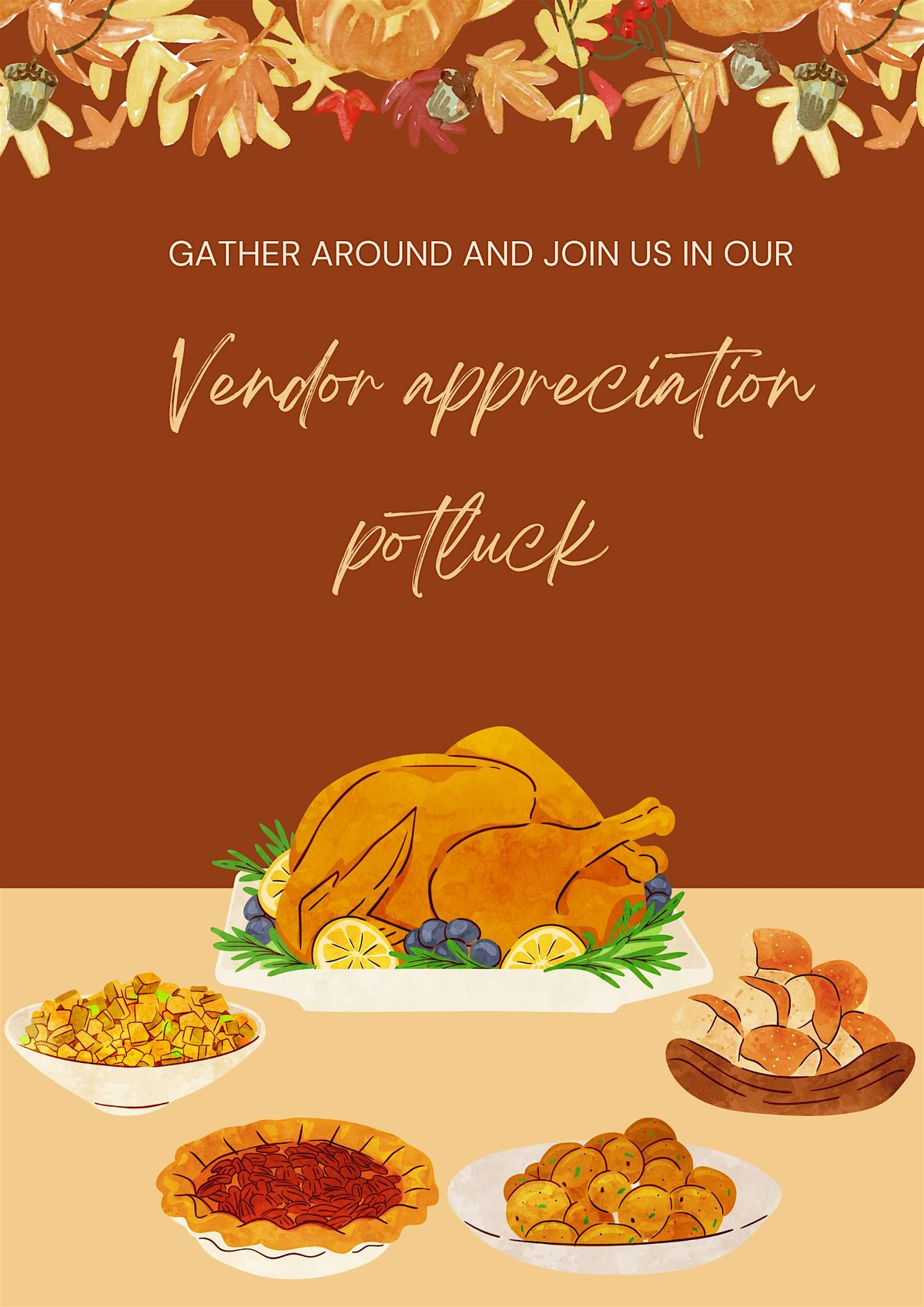 Thanksgiving Vendors Appreciation Potluck