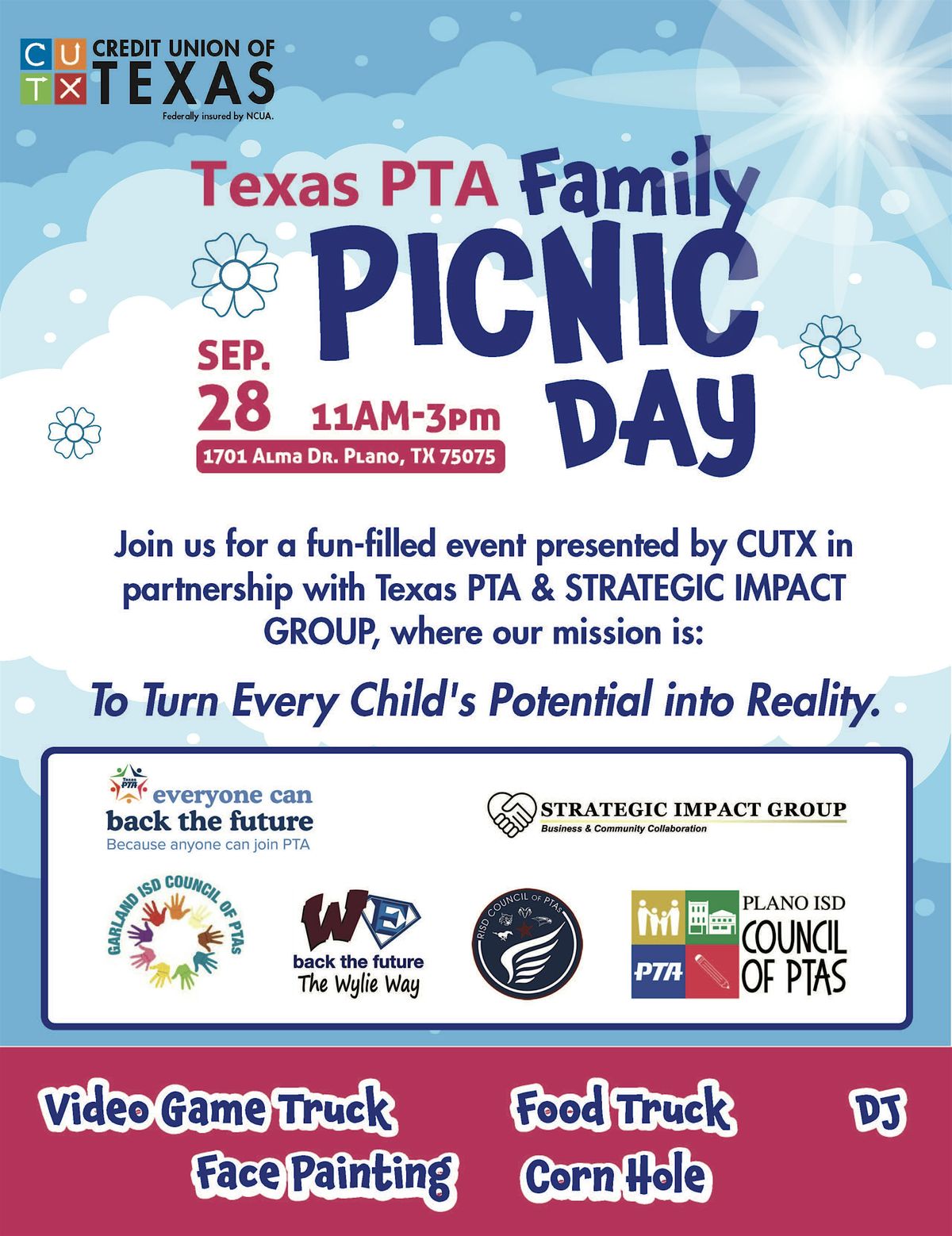 Texas PTA Family Picnic Day